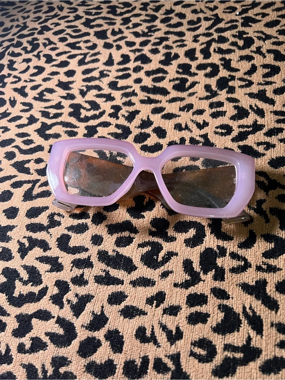 Purple Thick Frame Blue-Light Glasses — Never Worn 🕶️🤎
